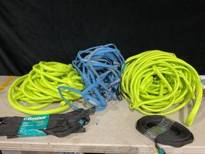 lot 329 image: LOT OF 5 Fiskars Gilmour Flat Weeper Soaker Hoses