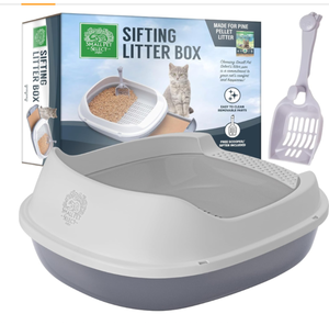 lot 341 image: Small Pet Select - Pine Pellet Cat Litter Box