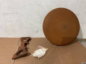 lot 248 image: Outdoor Fire Pit Wood Burning Firepit 23.6 Inch Camping Grill Fire Bowl