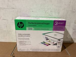 lot 261 image: HP DeskJet 2842e (Green) Wireless All-in-One Color Inkjet Printer, Scanner and Copier