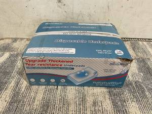 lot 113 image: 50PCS BiggMed Tear-Resistant Disposable Bed Pads 36 x 36 Super Absorbent Underpads
