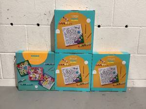 lot 476 image: LOT of 3  Paint By Number DIY Art Kit - Mondo Llama
