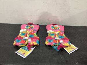 lot 556 image: 2PCS Speedo Infant Toddler Type II PFD Life Vest Jacket Babies Up to 30 lbs