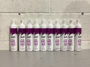 lot 695 image: LOT OF 10 Not Your Mothers Curl Talk Refreshing Curl Foam, 8 fl oz