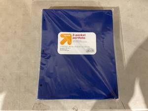 lot 579 image: LOT OF 9 Boxes of 2 Pocket Plastic Folder - up&up