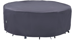 lot 627 image: F&J Outdoors Outdoor Patio Furniture Covers, Waterproof UV Resistant Anti-Fading Cover for X-Large Round Table Chairs Set