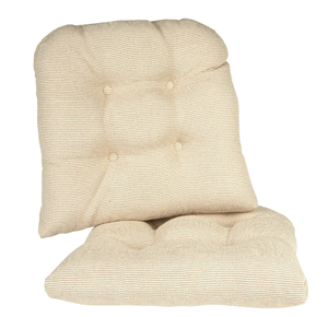 lot 638 image: 2PCS Klear Vu Gripper Saturn Tufted Dining Chair Cushion
