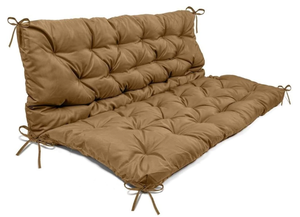 lot 651 image: OMISTAR Swing Replacement Cushion, Outside Bench Cushion with Backrest