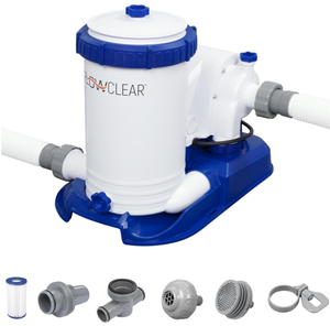 lot 774 image: Bestway 58392E Flowclear 2500 GPH Water Filter Pump for Above-Ground Swimming Pools