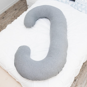 lot 794 image: Leachco Sleeper Keeper Total Body Pregnancy Pillow, Jersey Gray