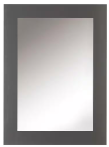 lot 70 image: Home Decorators Collection Sonoma 22 in. W x 30 in. H Rectangular Framed Wall Mount Bathroom Vanity Mirror