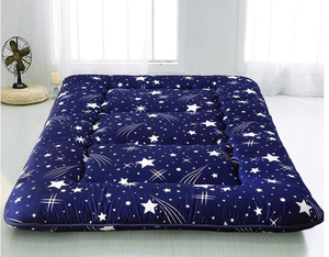 lot 115 image: MAXYOYO Navy Starry Sky Japanese Floor Futon Mattress