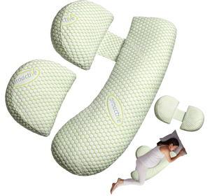lot 391 image: Soft Maternity Pillow with Detachable & Adjustable Pillow Cover