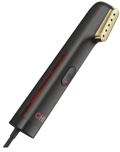 lot 585 image: CHI Steam Handheld Garment Steamer for Clothes, Fabric and Drapes, 5 Minutes of Continuous Steam, Portable Wrinkle-Remover for Home and Travel, Vacation Essentials, Black (11580)