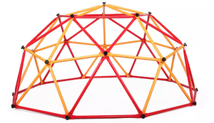 lot 596 image: Nyeekoy Outdoor Kids Dome Climber Jungle Gym Metal Monkey Bars for Backyard