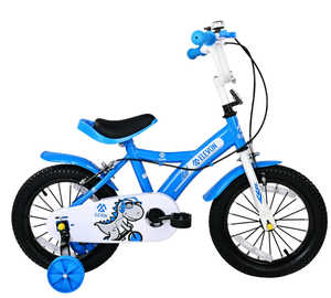lot 756 image: Elevon Dinos Kids Bike Kids Bicycle with Removable Training Wheels and Basket 12 Inch 14 Inch 16 Inch for Boys Girls Ages 2-9 Years Old