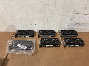 lot 8 image: LOT OF 6 RX580 8GB 2048SP Desktop Computer Graphics Card DDR5 256Bit Game HD Graphics Cards RX580 Desktop Game Video Card