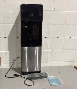 lot 76 image: Euhomy Top Loading Water Dispenser, Hot and Cold Water Cooler for 3 or 5 Gallon Bottles