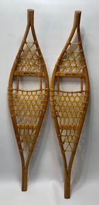 lot 2 image: WILCOX WILLIAMS Ojibwa Snow Shoes