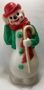 lot 3 image: Vintage EMPIRE Snowman Blowmold