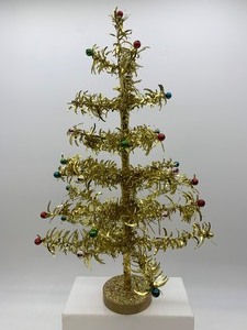 lot 11 image: Vintage TINSEL Tree