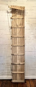 lot 139 image: MID CENTURY VINTAGE Wooden Toboggan