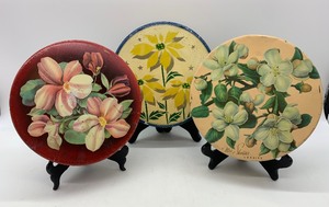 lot 47 image: Vintage MRS STEVENS Candy Cookie Tins - QTY 3