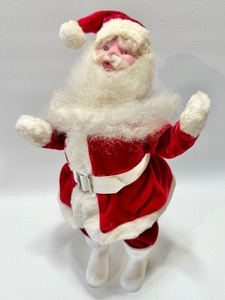 lot 249 image: MID CENTURY VINTAGE Red HAROLD GALE Santa Figure