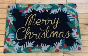 lot 93 image: LIORA MANNE Merry Christmas Rug #1