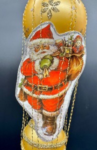 lot 324 image: VICTORIAN-Style Wire-Wrapped Ball and Pillar ORNAMENT by Marshall Fields