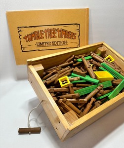 lot 338 image: TUMBLE TREE TIMBERS Limited Edition LINCOLN LOGS Builder Set with Rolling Case