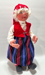 lot 332 image: VINTAGE 1960s ARNE HASLE Posable LATEX Norwegian Elf Troll Doll #1