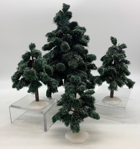 lot 69 image: DEPARTMENT 56 Christmas Trees - QTY 4