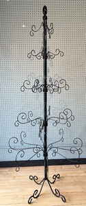 lot 371 image: Heavy Duty Metal Christmas Scroll Display Tree