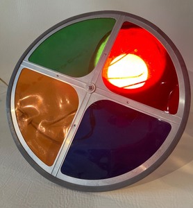 lot 390 image: Vintage Color Wheel for Parts or Repair