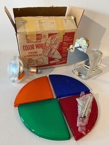 lot 391 image: Vintage NORELCO Motorized Color Wheel