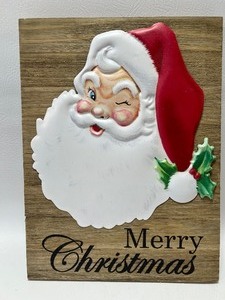 lot 414 image: Artisan MERRY CHRISTMAS Sign