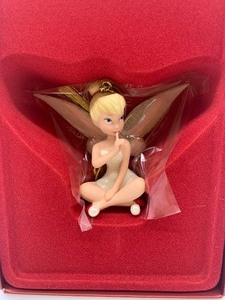 lot 301 image: LENOX Holiday Disney 2010  Secret Santa Tinkerbell Ornament New in Box