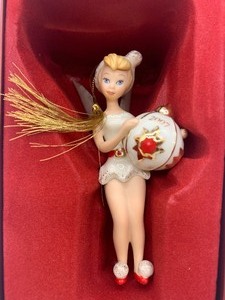 lot 297 image: LENOX Holiday 2007 Very Merry Tinkerbell Ornament NIB