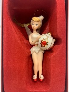 lot 299 image: LENOX Holiday 2007 Very Merry Tinkerbell Ornament NIB