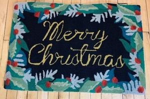lot 427 image: LIORA MANNE Merry Christmas Rug #3