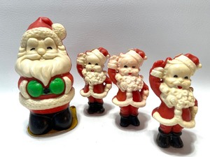 lot 492 image: Vintage SANTA CANDLES including Hurley and Suni - QTY 4