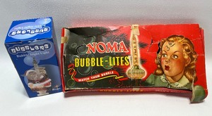 lot 498 image: Vintage NOMA Bubble Lights and Bubble Light Nightlight
