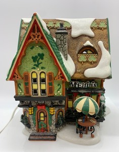 lot 485 image: DEPT 56 North Pole Series, McElfins Irish Restaurant and Gifts House