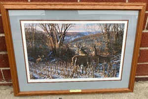 lot 4 image: Oak Ridge Challenge by Michael Sieve The Oak Ridge Series Whitetail Deer Signed and Numbered