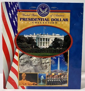 lot 17 image: Presidential Dollar Collection Book with Coins (1 of 2)