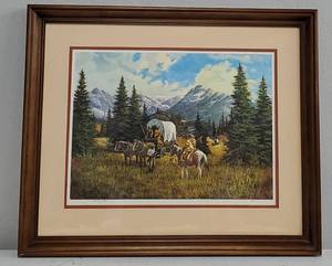 lot 12 image: Safe Passage Through Indian Lands Signed by Gerry Metz