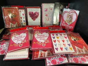 lot 74 image: Large LOT  - New Valentines Day Cards