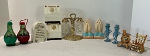 lot 62 image: 11 Piece Salt an Pepper Shaker LOT Planters Peanuts, Ucago, Westinghouse etc.
