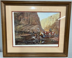 lot 91 image: Twelve Hours in the Badlands by Gerry Mets Signed and Dated